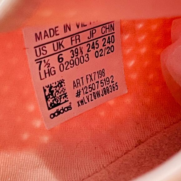 Adidas Originals NMD R1 Womens 7.5 Shoes Pink Knit Soft Body Low Top Sneakers - Picture 9 of 12